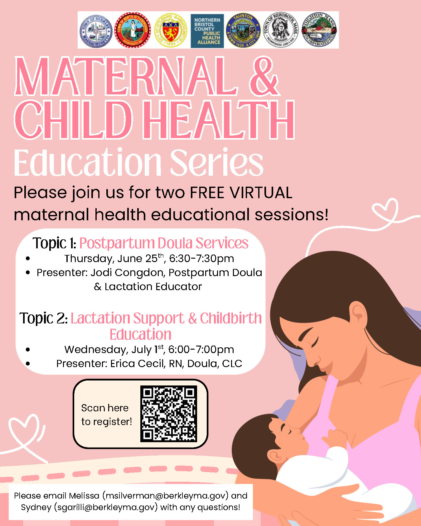 JuneJuly MCH Education Series Flyer